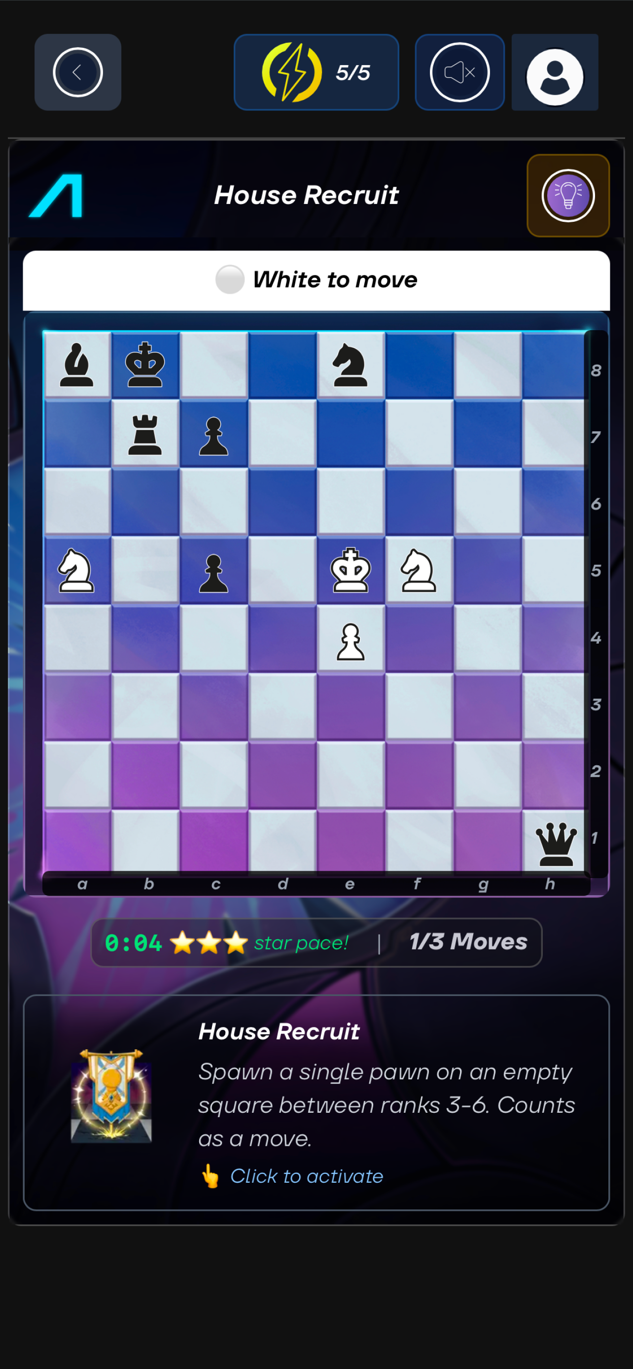 Anichess Puzzles - Farcaster Mini Apps screenshot